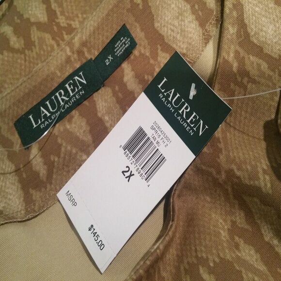 Lauren Ralph Lauren NEW Old Money Python Snake Sheath Dress - Picture 5 of 10